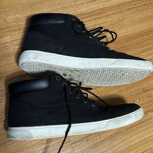 Timberland Men's Black and White Sneakers